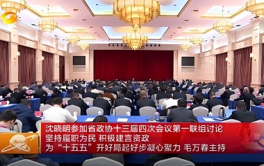 视频丨沈晓明参加省政协十三届四次会议...