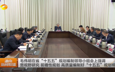 视频丨毛伟明在省“十五五”规划编制领...