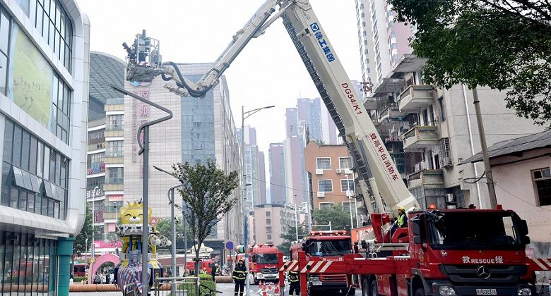 综合体灭火演练