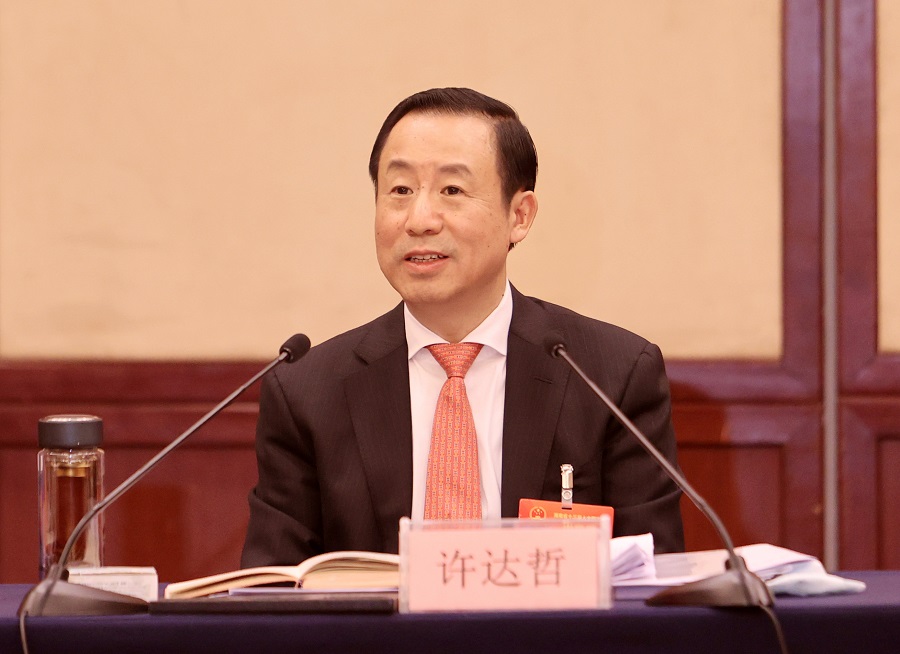 许达哲参加永州代表团审查在建设现代化新湖南的征程中担当更大作为