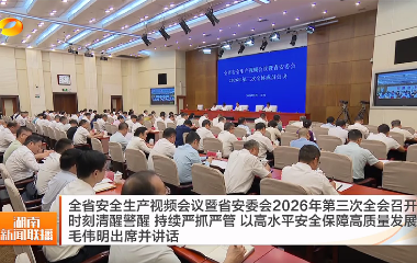 视频丨全省安全生产视频会议暨省安委会...