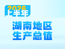 上半年湖南地区生产总值27033.6亿元